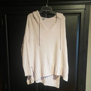 Aerie Soft Cream V-Neck Sweater